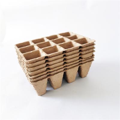 China Biodegradable Direct Seeding Twig Pulp Cup Seedling Paper Pot Garden Plant Nursery Packing Plant Cup for sale