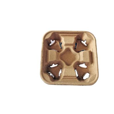 China Pressure Shock Coffee Cups Pulp Tray for sale