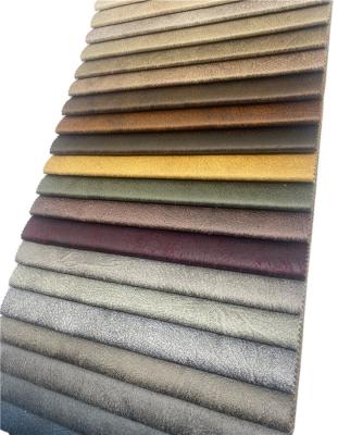 China 2021 waterproof new sofa fabric Hanzo fabric suede fabric for hometextile for sale