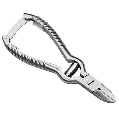 China Heavy Duty Thick Cuticle Nipper Pedicure Nail Trimmer Toenail Trimmer Toenail Cutter Stainless Steel Finger Toenail Cutter for sale