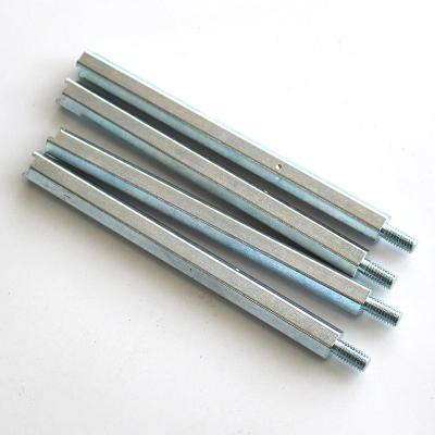 China GALVANIZED Custom Zinc Hex Head Special Long Standoff Screw With Internal Thread for sale