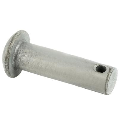 China Metal Netting Galvanized Pins Round Mushroom Head HDG Carbon Steel Pins With Hole for sale