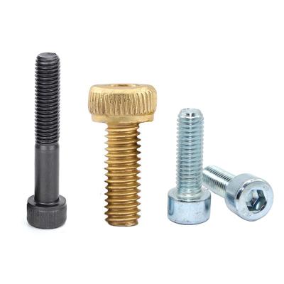 China Safety m4 m6 m8 m20 DIN7984 Metal Brass Metal Stainless Steel Low Allen Bolt DIN912 Hex Socket Screw Steel Main Cylinder Head for sale