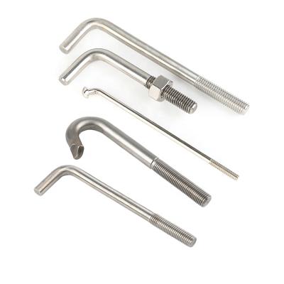 China Special Type M6-M100 L Shape Roofing Hook Manufacturing Equipment OEM J Bolt for sale