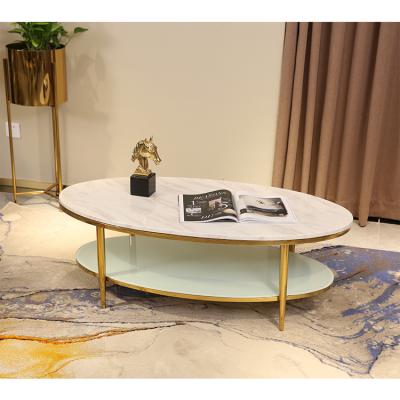 China 2021 comfortable newest modern luxury marble coffee table coffee table for sale