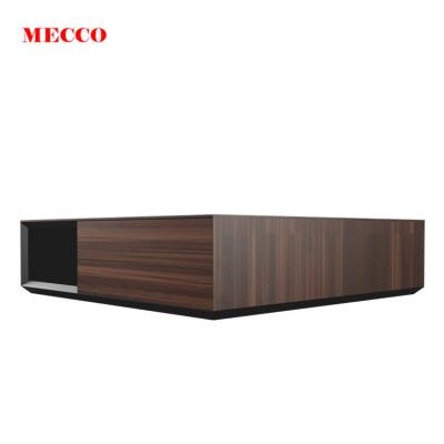 China Mecco Storable Contemporary Coffee Table Natural Veneer Living Room Coffee Table Set Furniture Home Tea Table for sale