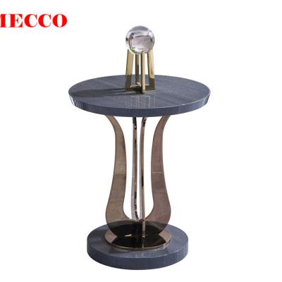 China New design 2021 contemporary luxary special corner bule table top elegant craft for sale