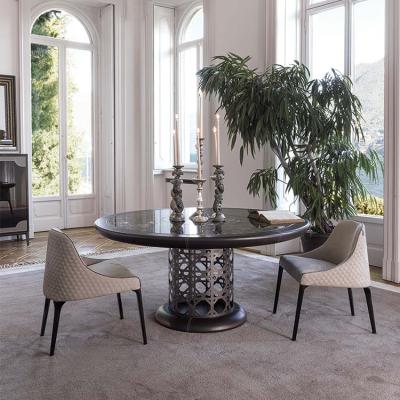 China Modern Dining Room Furniture Villa Dining Table and Modern Chairs Sets for High End Restaurant for sale