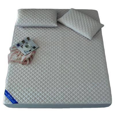 China Bed Solid Color Quilted Bedspread Single Cotton Waterproof Mattress Protector Cover for sale