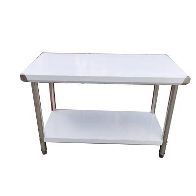 China Technology Production Assembly double Layer SS Table Storage Workbench for sale