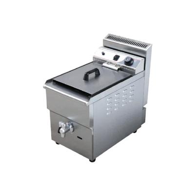 China 22L Stainless Steel 201 Chicken Commercial Gas Deep Fryers for sale