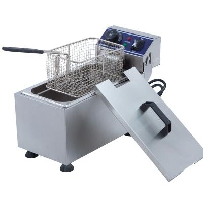 China Fryers Stainless Steel 2000w Electric Fryer Commercial Electric Deep for sale