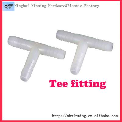 China The three plastic direct links the 90 degree plug-in plastic pipe fittings of the tee branches for sale