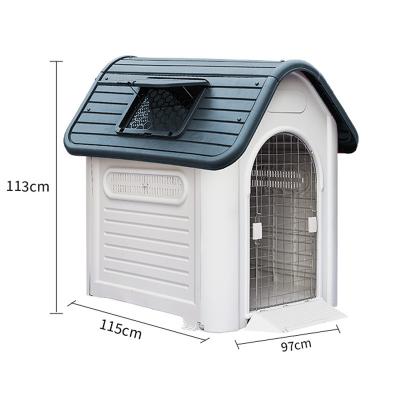 China Wholesale Best Price H004 Heavy Duty Dog Kennel Cages Windproof for sale