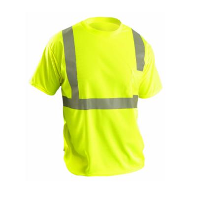 China Water Proof O-Neck Safety T-Shirt - Custom Logo Designed Safety Apparel Reflective Vest for sale