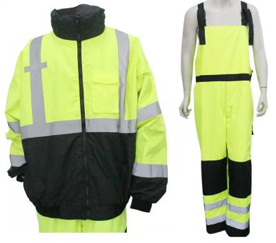 China Winter Available Safety Jackets Water Proof HT Witness Reflector Road Safety Reflective Jacket For Construction for sale