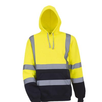 China Safety Hoodie High Visibilit HT Clothing Reflective Sweatshirt Breathable Reflective Clothing Pullover For Work Comfortable for sale