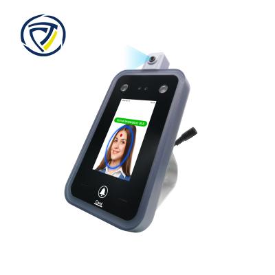 China Built-in Siren Biometric Temperature Measurement Detection Face Recognition Time Attendance for sale