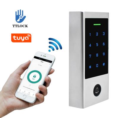 China Tuya Wifi ip66 doorbell access control smart waterproof keypad access control system keypad 21*145*62mm for sale