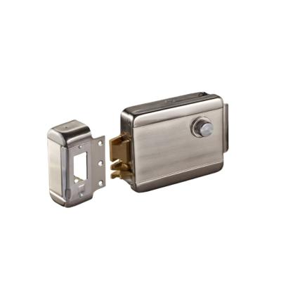 China CE 12VDC Good Quality Signle Cylinder Elerctric Rim Lock 170Lx100Wx65H(mm) for sale