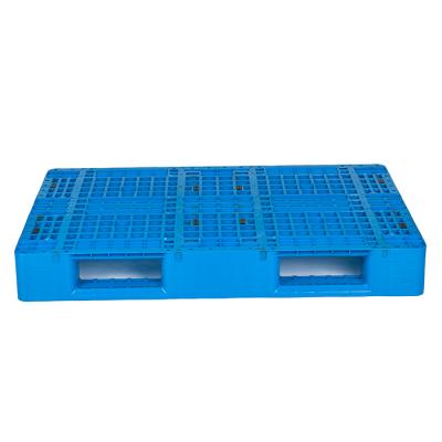 China Good quality high load capacity pe single side stacking plastic pallet for warehouse for sale