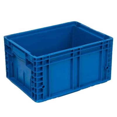 China Recyclable High Quality Plastic Stackable Turnover Box Use For Mobile Spare Parts Storage Crate Logistics Box for sale