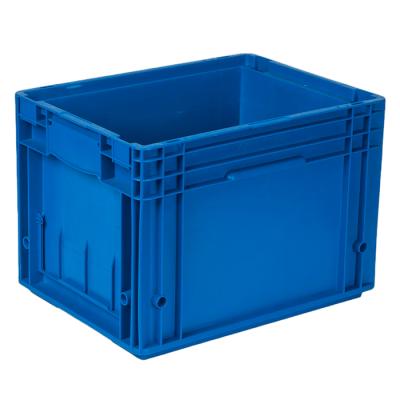 China Wholesale Recyclable Plastic Turnover Crates Industrial Stackable Logistic Box For Auto Parts Moving Transport Box for sale