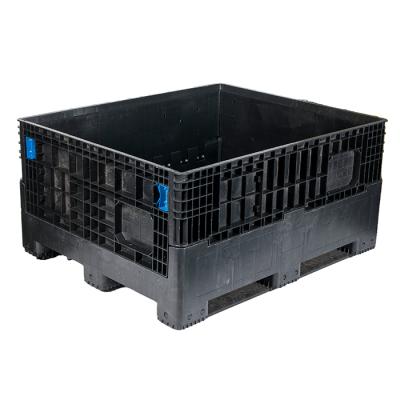 China High Load Capacity High Quality Collapsible Plastic Bulk Container Large For Warehouse Storage for sale