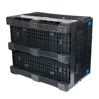 China High Load Capacity Separate Non-toxic Harmless Material Collapsible Stackable Mesh Pallet Containers Easily for sale