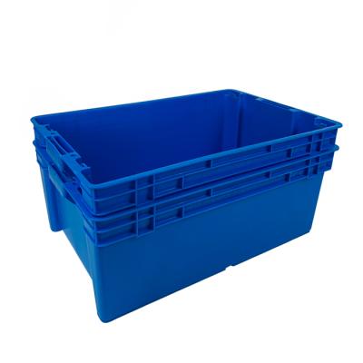 China Save Space Recyclable Stackable Plastic Crate Stackable Crate Turnover Box for sale