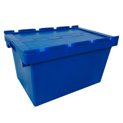 China Solid box turnover plastic stackable box with 100% blank pp material customized for storage logistics for sale