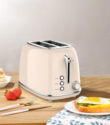 China Easy Operate Hot Sale 2 Slice Bread Toaster With CB Stainless Steel CE ROHS Approved Sandwich Breakfast Maker for sale