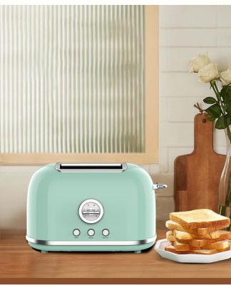 China High Efficiency CE CB Certified 2 Slice Retro Electric Toaster With Stainless Steel Automatic Breakfast Kitchen Appliances Pop Bread Toaster for sale