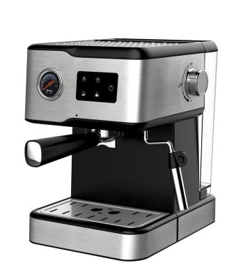 China Professional Coffee Maker Espresso Coffee Maker With With 15Bar Thermometer Kitchen Appliances Automatic Coffee Machine For Cappuccino for sale