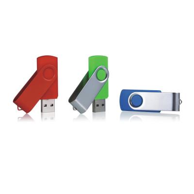 China Plastic+Metal Customized USB2.0 3.0 3.1 2GB 4GB 8GB 16GB 32GB 64GB Swivel USB Stick Pen Drive for sale