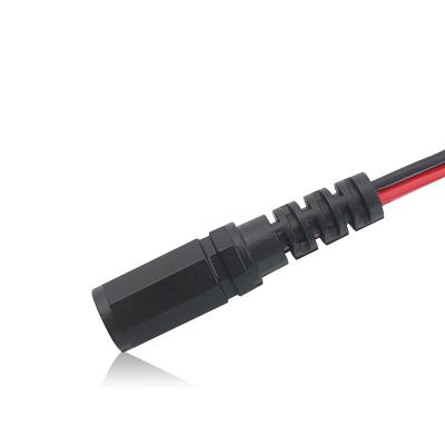 China DVD Player DC Power Cord 5521 Male And Female Single Head Wire 2468 Red Black 18AWG Battery Cable Light Strip Adapter DC Wire for sale