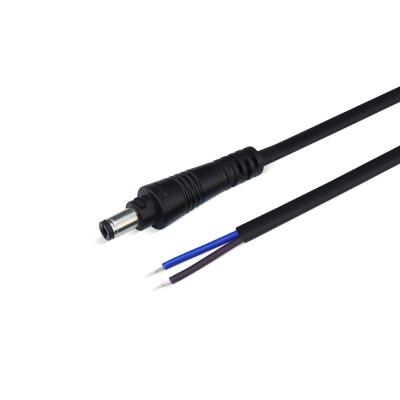 China DVD Player DC Wire With Anti LED Lamp Falling Loop With 5521 Male And Female Anti Lamp Pull Power Cord for sale