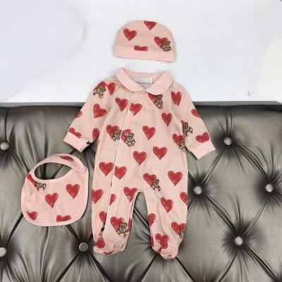 China 2022 new 100% cotton clothes baby suit saliva towel and scarf quality is reliable for sale