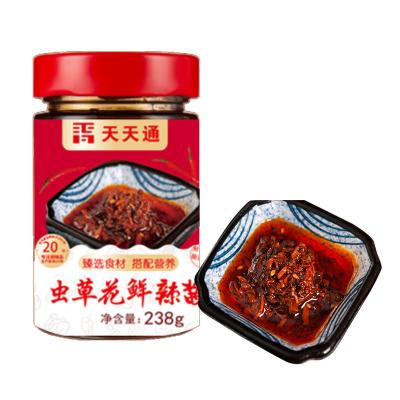 China Factory Bulk Supply Chinese Cordyceps Militar Spicy Mushroom Sauce Noodles Seasoning Sauce for sale