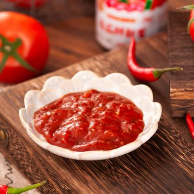 China Factory Sale Hot Spicy Tomato Paste 238g Bottle Packing Tomato Sauce for sale