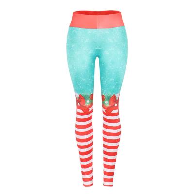 China Best Stock Item Waist Breathable Winter High Shott Hot Selling Butter Christmas Printed Leggings For Women for sale