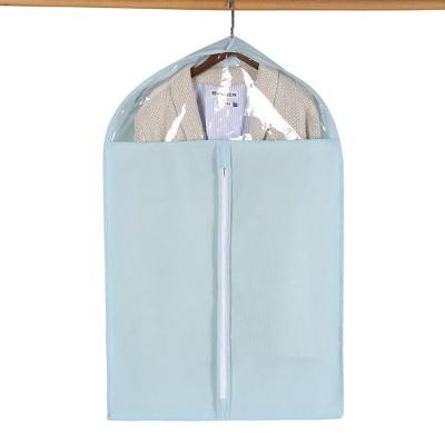 China Waterproof Eco - Friendly Custom Printed Non Woven Breathable Garment Bag Suit Cover Bag for sale