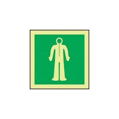 China High Visibility Customize Safety Signs Glow In Dark Dip Suit IMO Symbols for sale