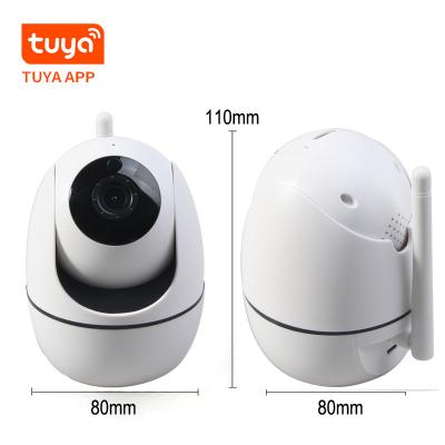 China Mini function tuya camera 2mp IP wifi wifi ptz recording indoor smart home wireless camera mini with motion sound detection for sale