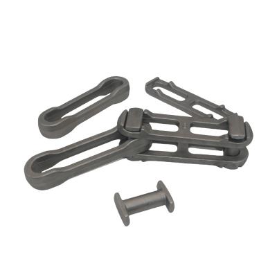 China Solid Link Type Drop Forged Chain HRC 40-45 For Mine Machinery for sale