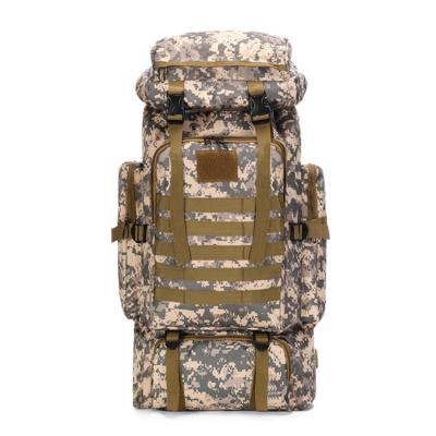 China 80lBest Waterproof Polyester Day Hiking Rucksack Bag Tactical Carry Backpacks Best Hiking Camping Hunting Traveling Motorcycle for sale