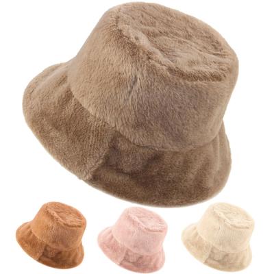 China Autumn And Winter Custom Wild Fisherman Hat Casual Fashion Plush Cold And Warm Hat 2021 Bucket Picture Wholesale for sale