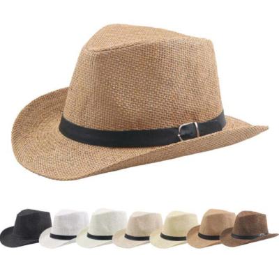 China Outdoor Tilby Hat Wholesale Character Personality Wrap Brim Straw Fedora Hat Women Cowboy Straw Hat Made in Mexico for sale