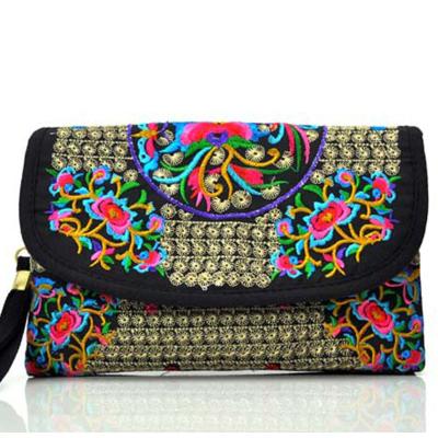 China Promotion Ladies Shoulder Sling Bag Woman Flower Patterns Vintage Canvas Messenger Bag for sale