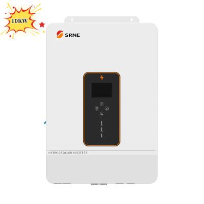 China SRNE ASF48100S200-H 10000W 10KW On Grid Off Grid Pure Sine Wave Power Hybrid Solar Inverters 620mm*445mm*130mm for sale